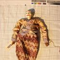 TF000001-1a Asien Birma,Figur,Textil-Holz,Fritz Fey,2010