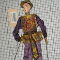 TF005004-1a Asien China,Figur,Ton-Textil,Fritz Fey,2010