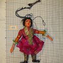 TF008684-1a  Asien Indien Tamil Nadu,Figur,Holz-Textil,Fritz Fey,2010