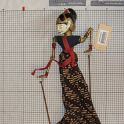 TF011425-1a Asien Indonesien,Figur,Holz-Textil,Fritz Fey,2010